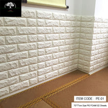 Load image into Gallery viewer, 3D PE FOAM WALL STICKER ITEM CODE-PE WHITE