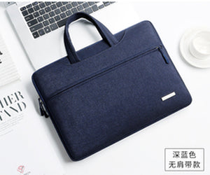 Zunwei 15.6 Light Waterproof Computer Bag Portable Briefcase Waterproof Laptop Shoulder Bag for Laptop