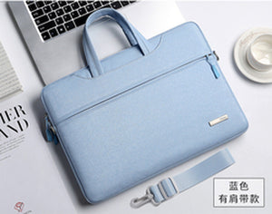 Zunwei 15.6 Light Waterproof Computer Bag Portable Briefcase Waterproof Laptop Shoulder Bag for Laptop