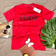 Load image into Gallery viewer, T Shirt item Code -  LA/Red ( Lacoste Branded T Shirt )