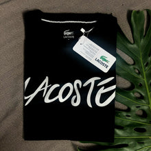 Load image into Gallery viewer, T Shirt item Code -  LA/Black ( Lacoste Branded T Shirt )