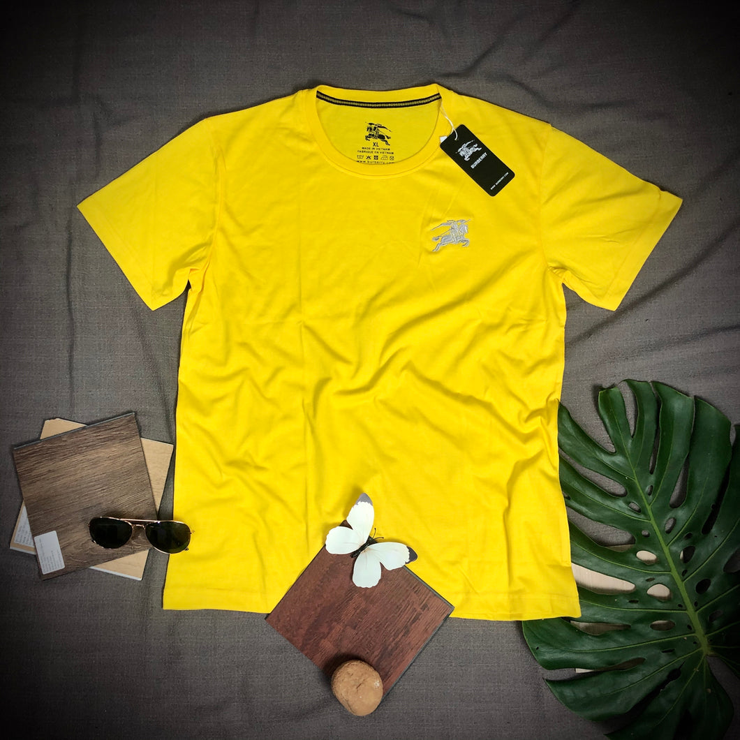 T Shirt Item Code - BU/Yellow (Branded Burberry T Shirt)