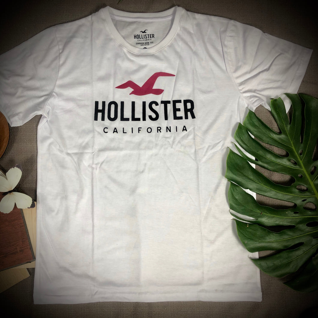 Hollister Branded T shirt ( item code - HO/White)