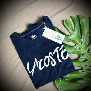 T Shirt item Code -  LA/Blue ( Lacoste Branded T Shirt )