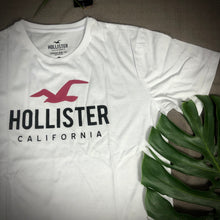 Load image into Gallery viewer, Hollister Branded T shirt ( item code - HO/White)