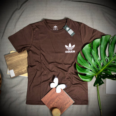 Adidas Branded T Shirt ( T shirt item code - AD/Brown )
