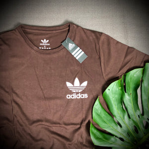 Adidas Branded T Shirt ( T shirt item code - AD/Brown )